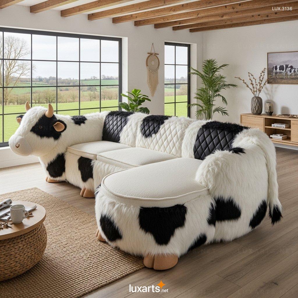 Cow Shaped Sofa – Stylish & Comfortable Seating for Modern Homes cow sofa 4