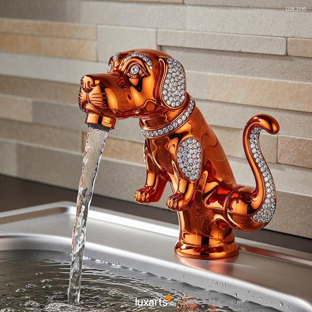Dog Shaped Faucets: Unique & Stylish Pet-Themed Bathroom Fixtures dog faucet 3