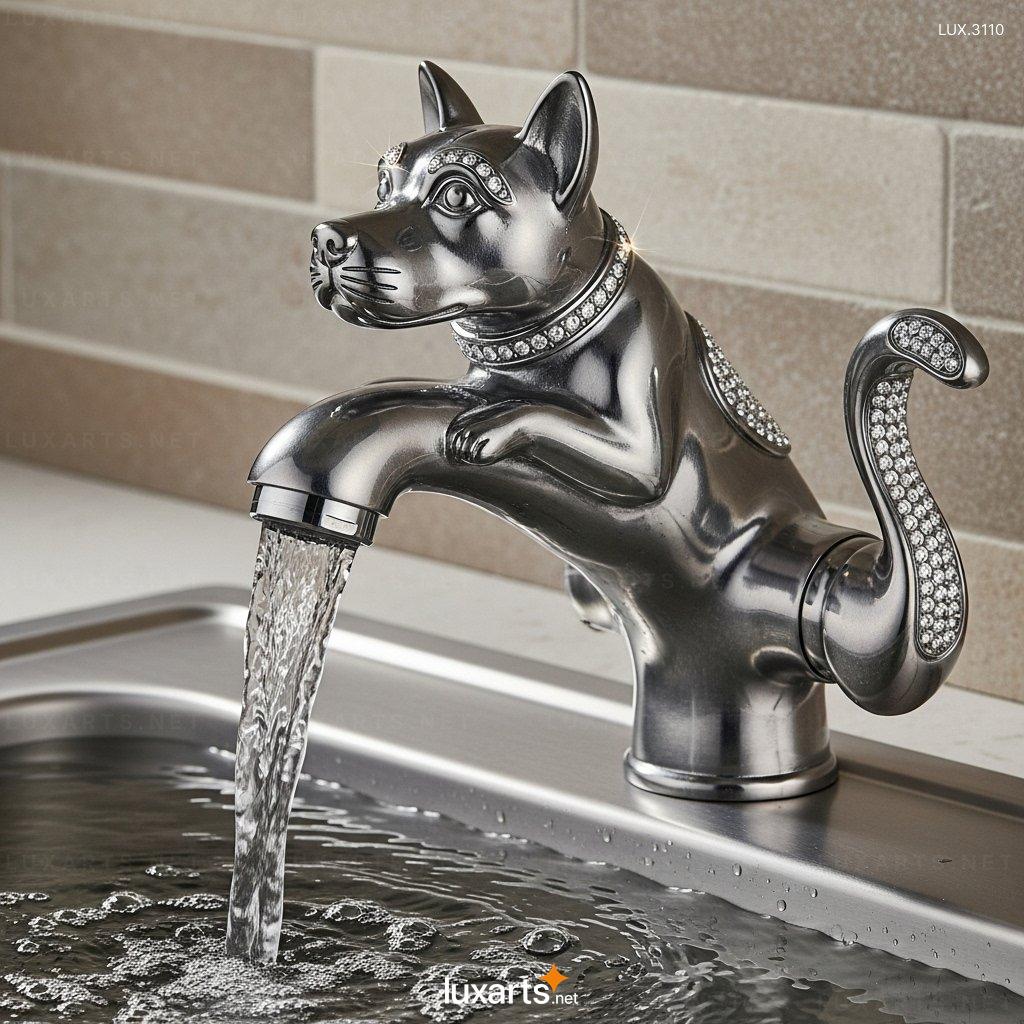 Dog Shaped Faucets: Unique & Stylish Pet-Themed Bathroom Fixtures dog faucet 4