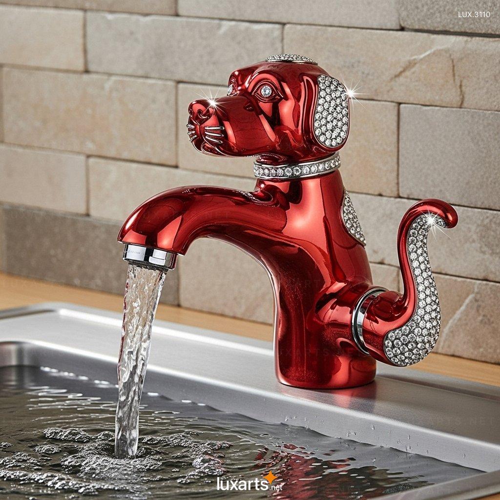 Dog Shaped Faucets: Unique & Stylish Pet-Themed Bathroom Fixtures dog faucet 5