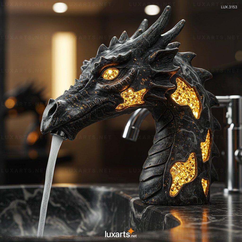 Dragon Shaped Faucet – Elegant Bathroom Fixture with Mythical Design dragon faucet 1