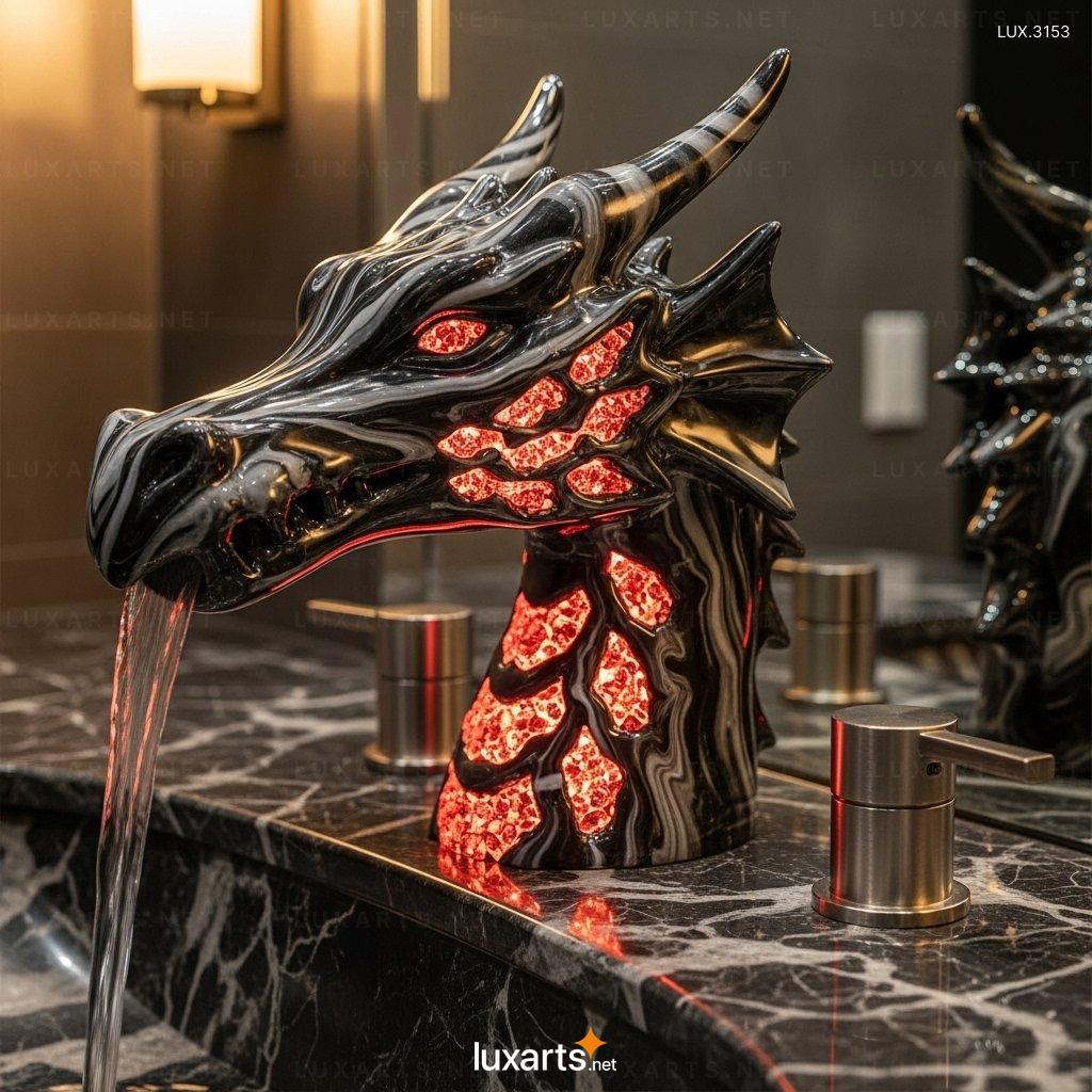 Dragon Shaped Faucet – Elegant Bathroom Fixture with Mythical Design dragon faucet 2