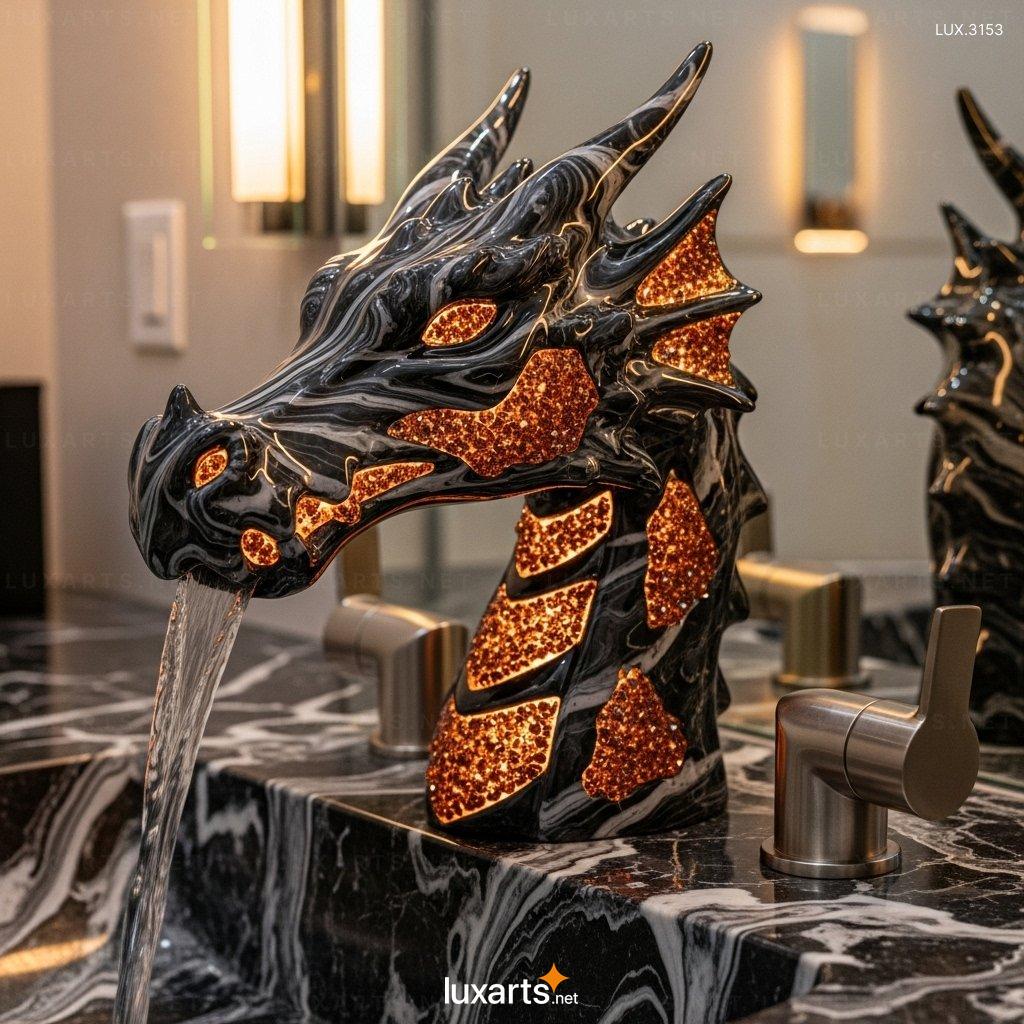 Dragon Shaped Faucet – Elegant Bathroom Fixture with Mythical Design dragon faucet 3