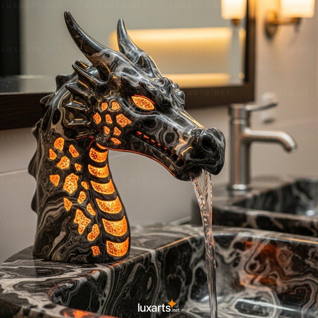 Dragon Shaped Faucet – Elegant Bathroom Fixture with Mythical Design dragon faucet 5
