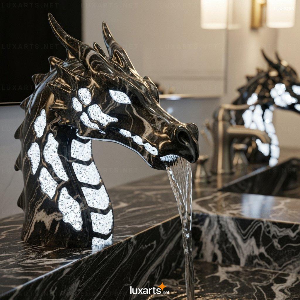 Dragon Shaped Faucet – Elegant Bathroom Fixture with Mythical Design dragon faucet 7