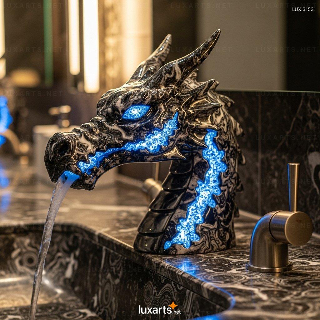 Dragon Shaped Faucet – Elegant Bathroom Fixture with Mythical Design dragon faucet 8