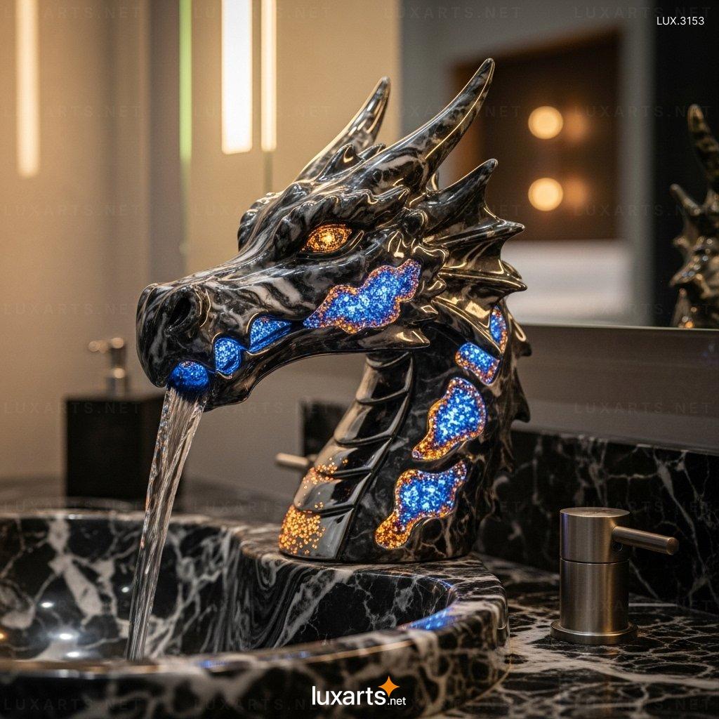 Dragon Shaped Faucet – Elegant Bathroom Fixture with Mythical Design dragon faucet 9