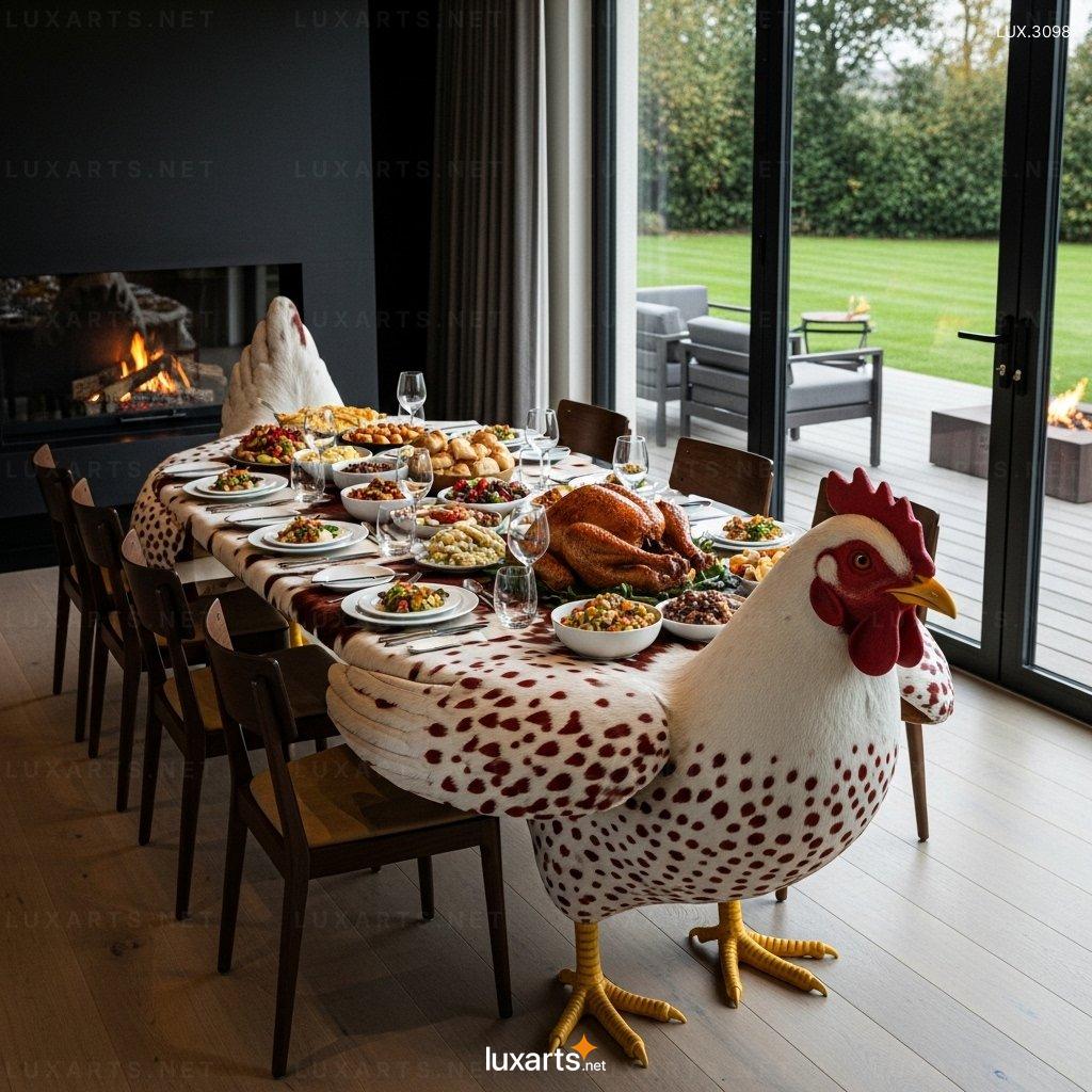 Farm Animal Themed Dining Table – Artistic Country-Style Dining Table for Home Use farm animal themed dining table 1