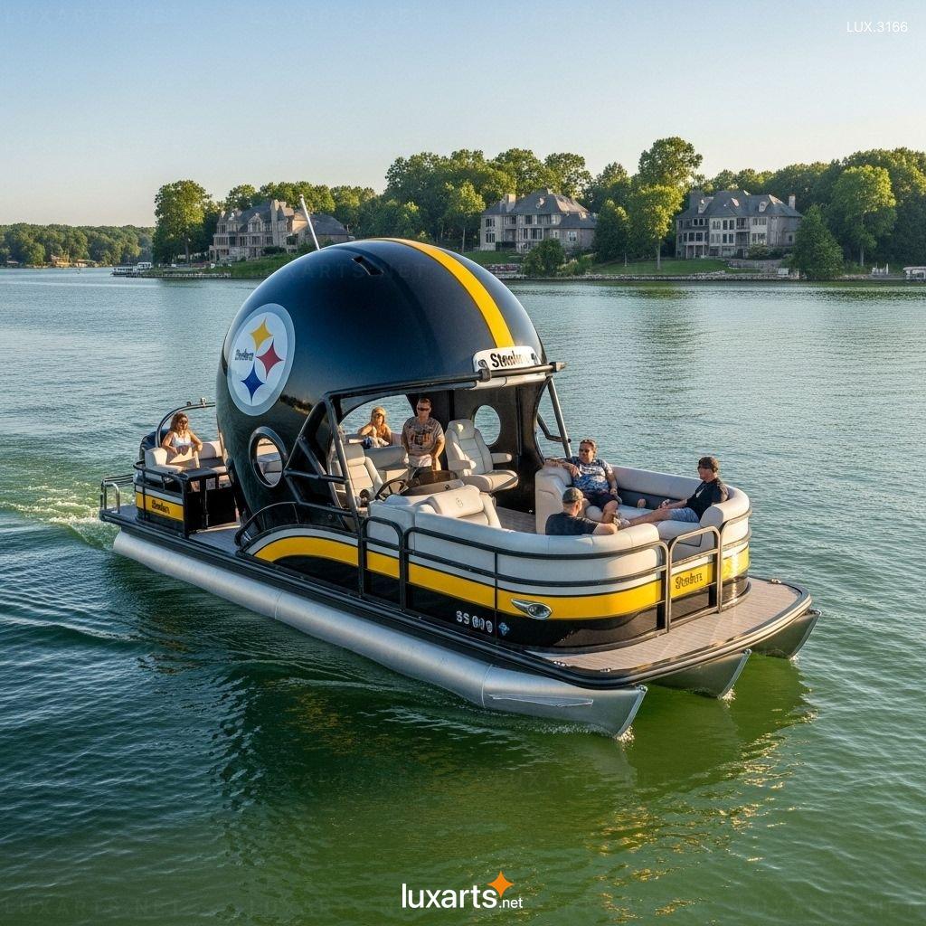 Football Helmet Shaped Pontoons – Durable & Unique Design for Water Sports Enthusiasts football helmet pontoons 1