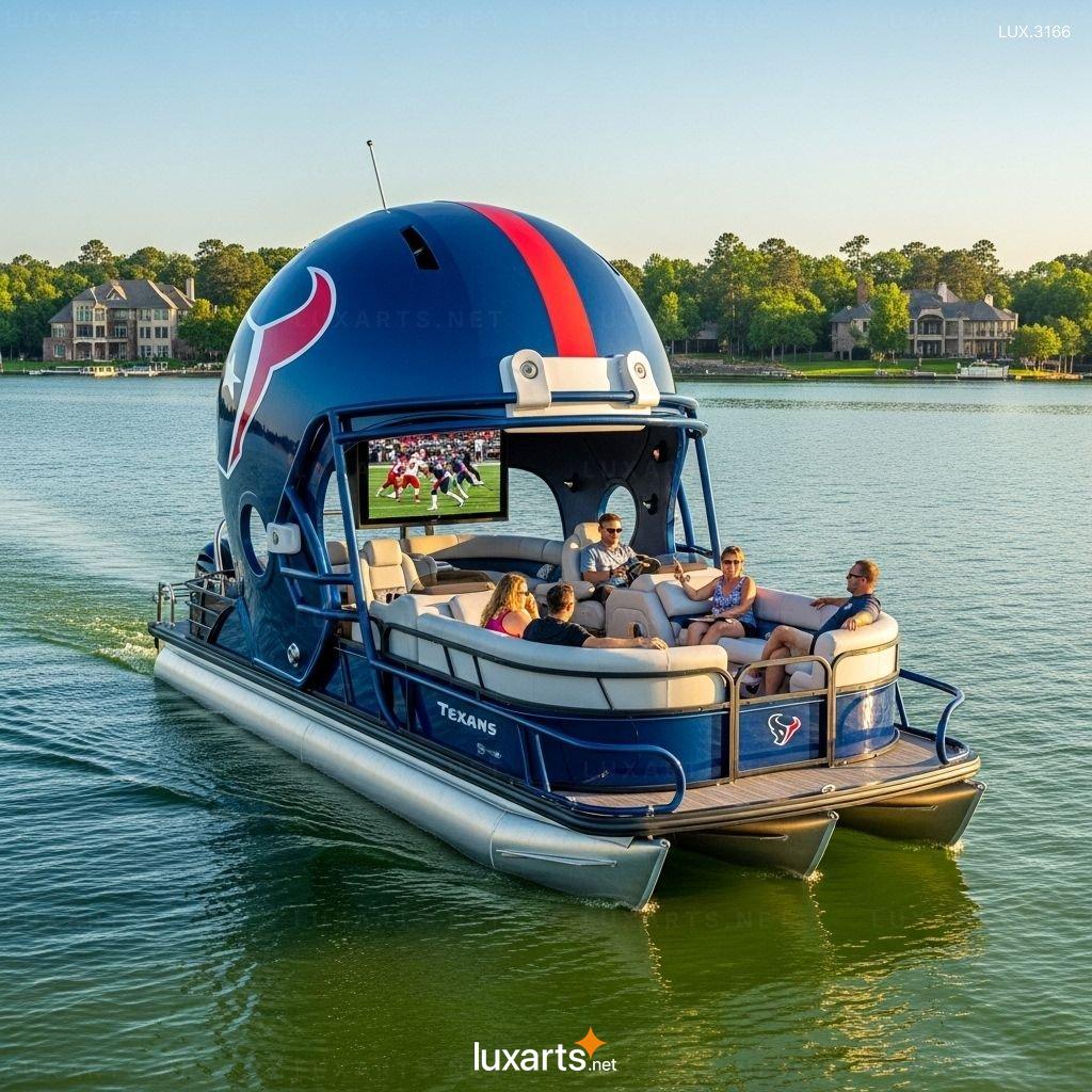 Football Helmet Shaped Pontoons – Durable & Unique Design for Water Sports Enthusiasts football helmet pontoons 10