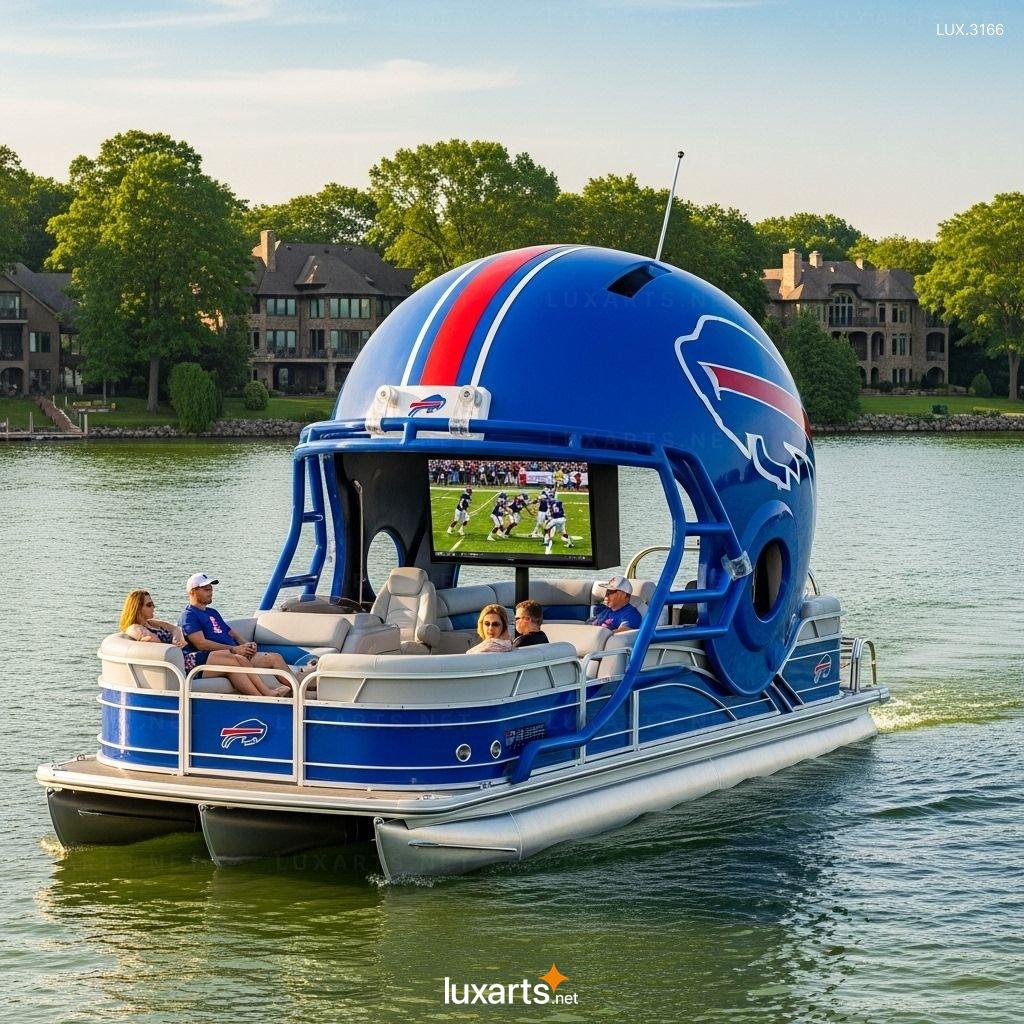 Football Helmet Shaped Pontoons – Durable & Unique Design for Water Sports Enthusiasts football helmet pontoons 4