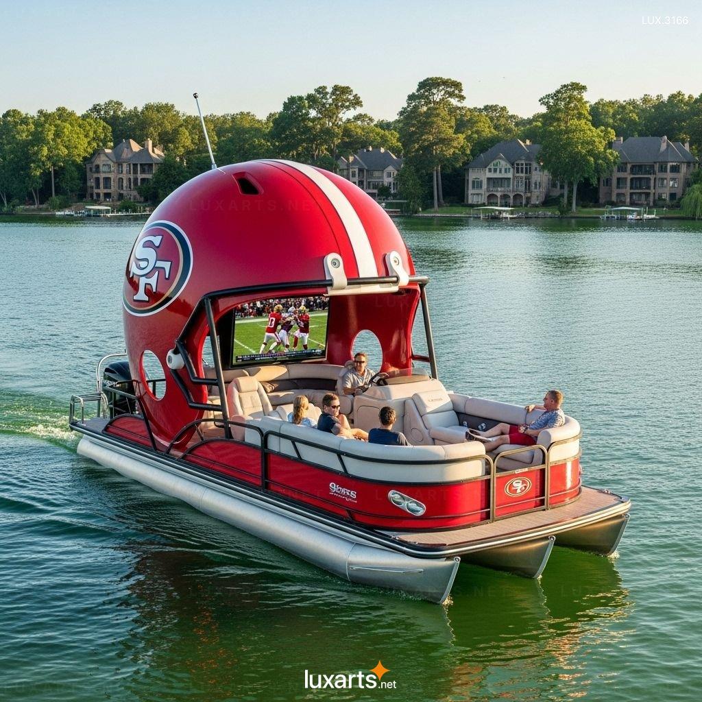 Football Helmet Shaped Pontoons – Durable & Unique Design for Water Sports Enthusiasts football helmet pontoons 5