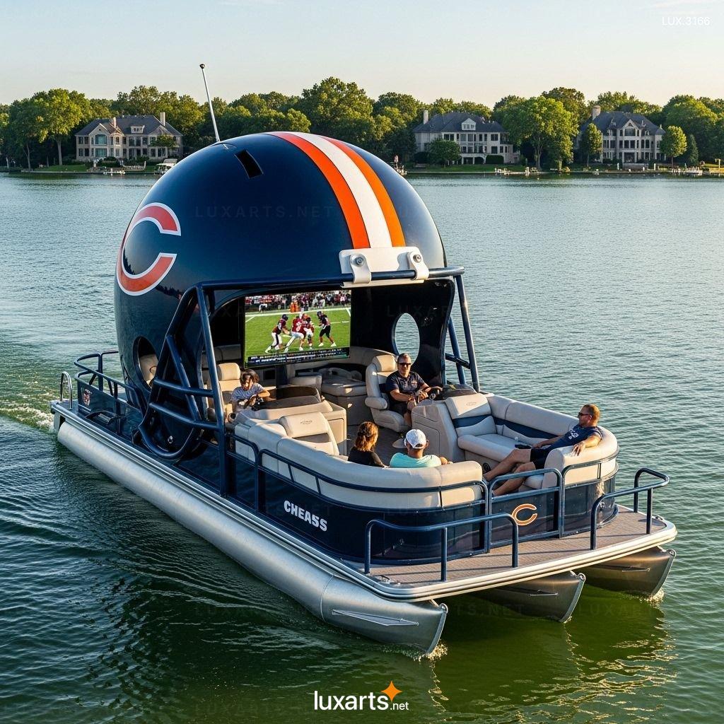 Football Helmet Shaped Pontoons – Durable & Unique Design for Water Sports Enthusiasts football helmet pontoons 9