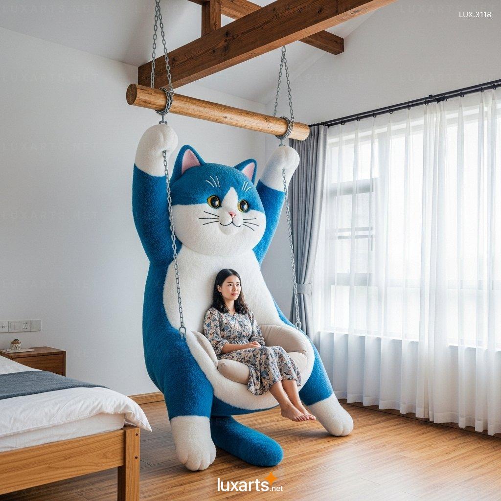 Hanging Cat Shaped Lounger: Unique Comfort & Feline-Inspired Style hanging cat lounger 2