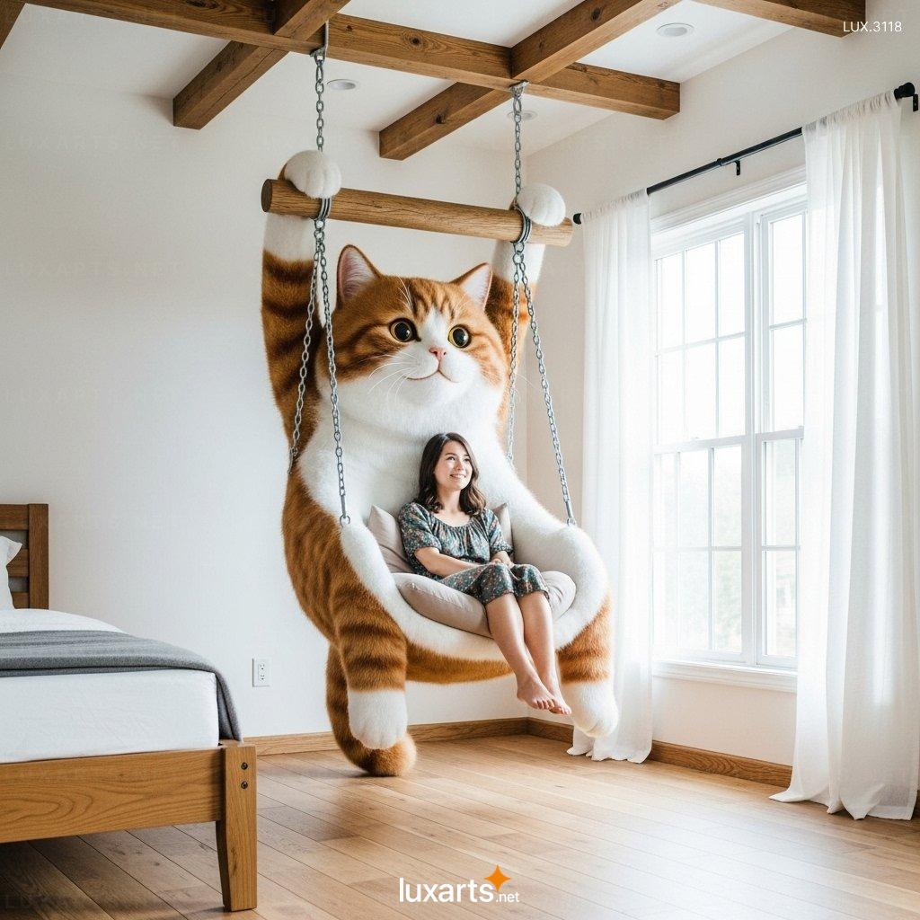 Hanging Cat Shaped Lounger: Unique Comfort & Feline-Inspired Style hanging cat lounger 3