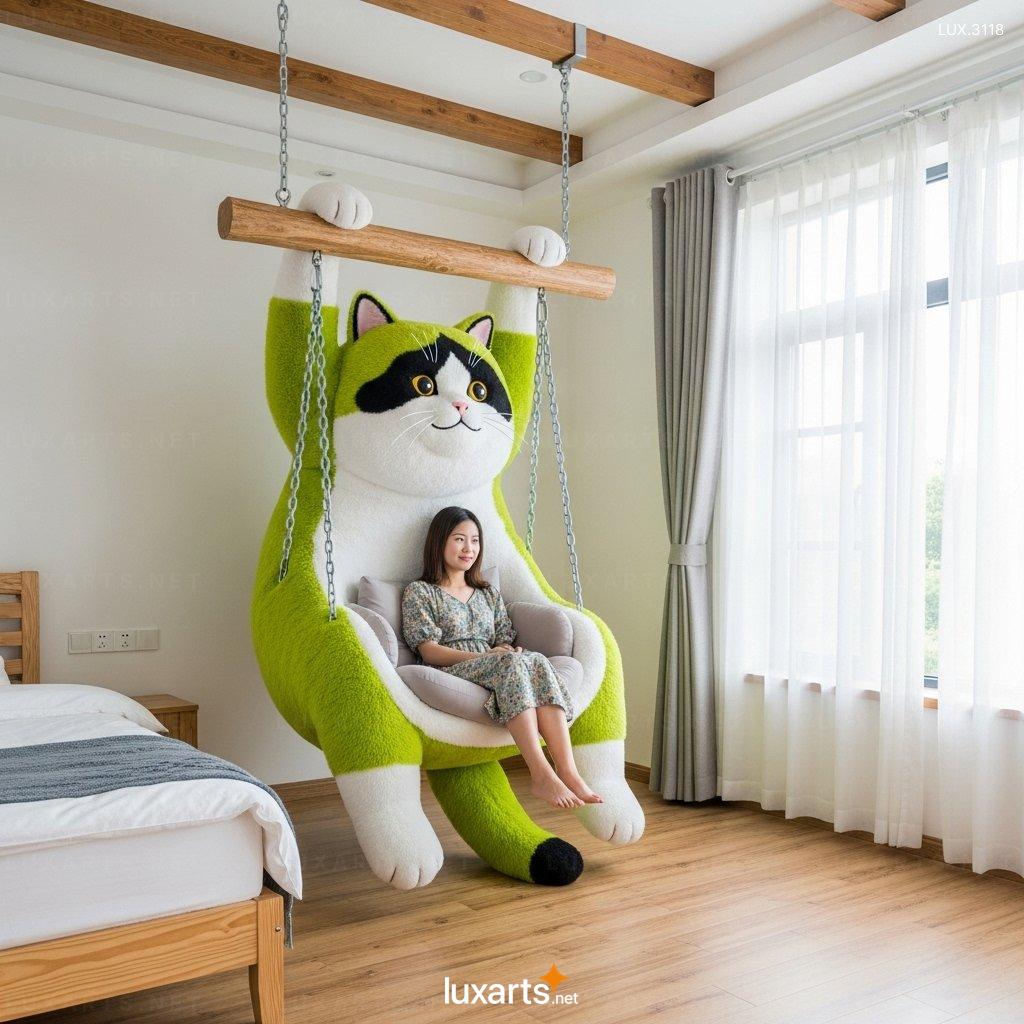 Hanging Cat Shaped Lounger: Unique Comfort & Feline-Inspired Style hanging cat lounger 6