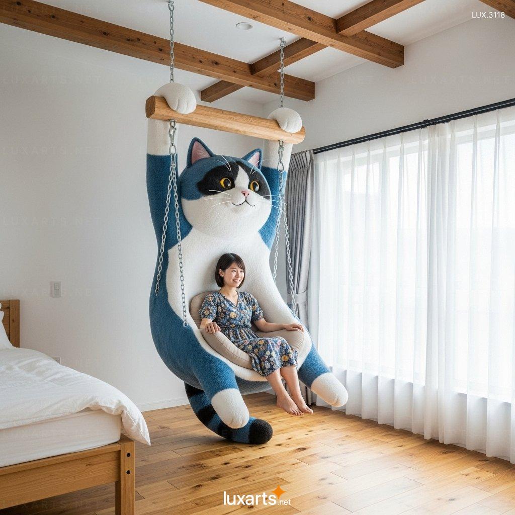 Hanging Cat Shaped Lounger: Unique Comfort & Feline-Inspired Style hanging cat lounger 7