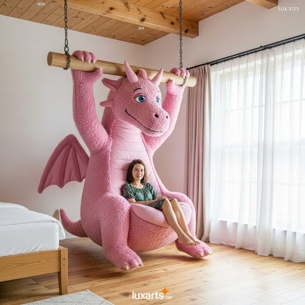 Dragon Shaped Swing Lounger – Stylish Indoor Lounge Chair for Modern Homes hanging dragon lounger 3