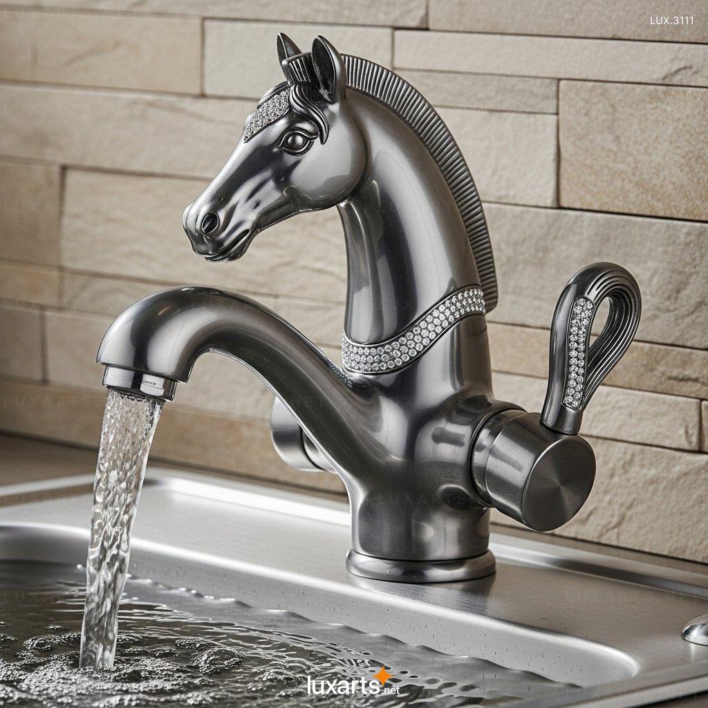 Horse Shaped Faucet – High-Quality Metal Tap with Artistic Horse Design horse faucet 10
