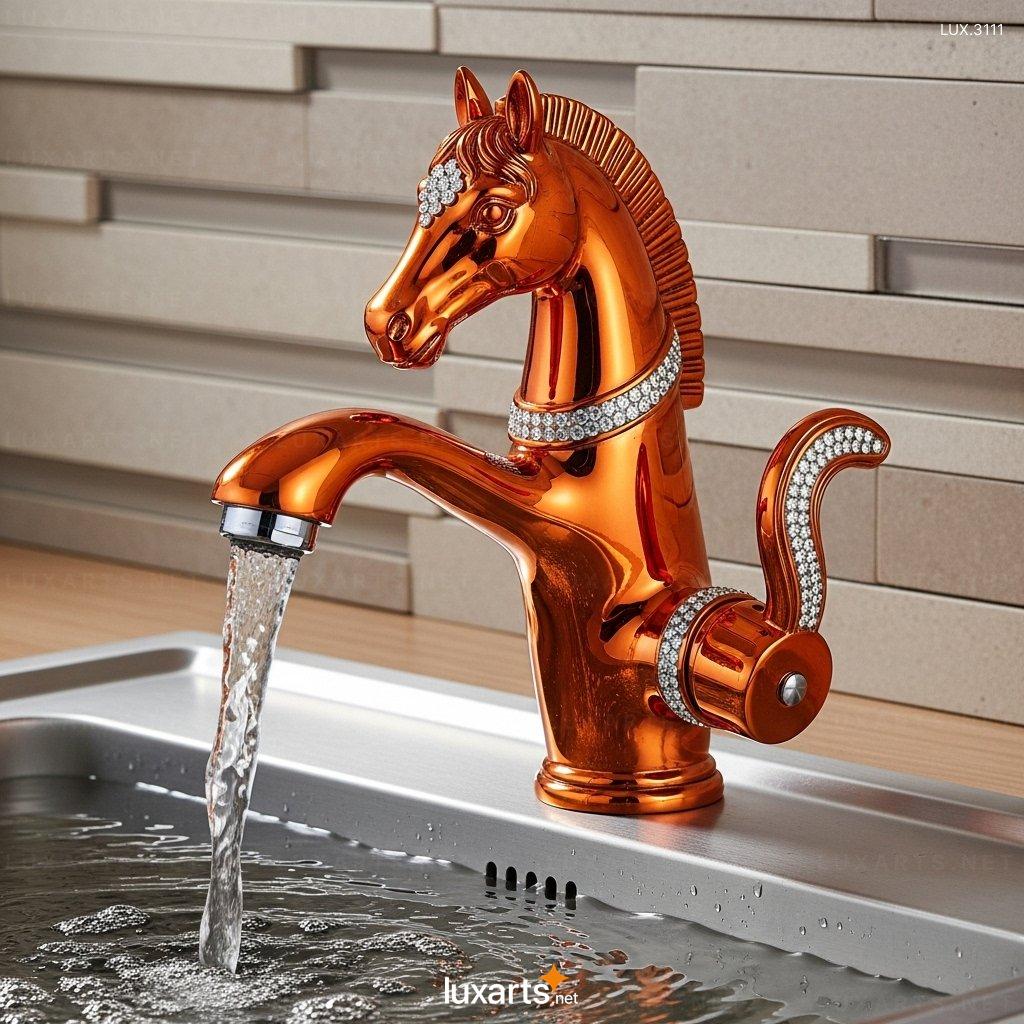 Horse Shaped Faucet – High-Quality Metal Tap with Artistic Horse Design horse faucet 2