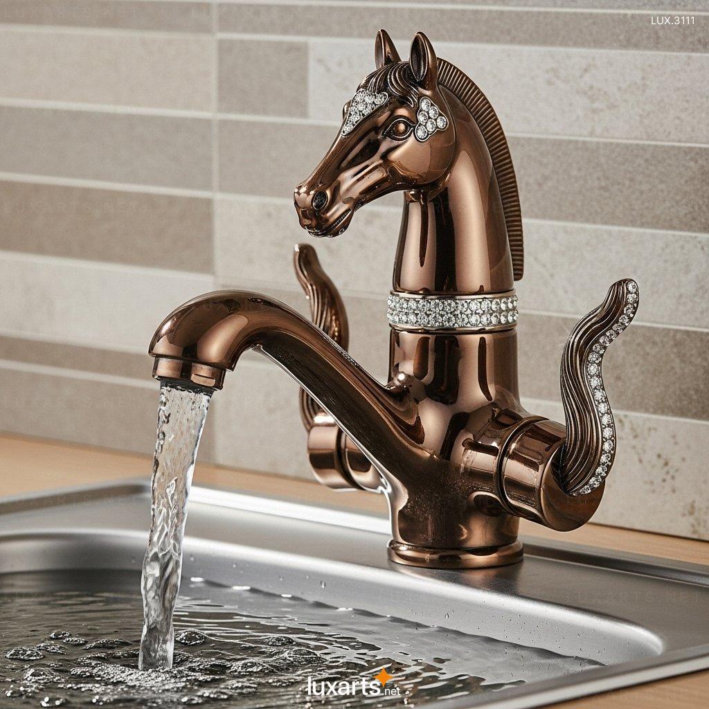 Horse Shaped Faucet – High-Quality Metal Tap with Artistic Horse Design horse faucet 3