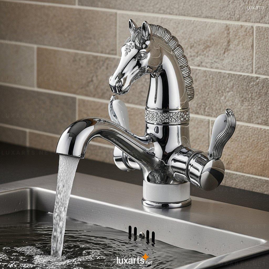 Horse Shaped Faucet – High-Quality Metal Tap with Artistic Horse Design horse faucet 5