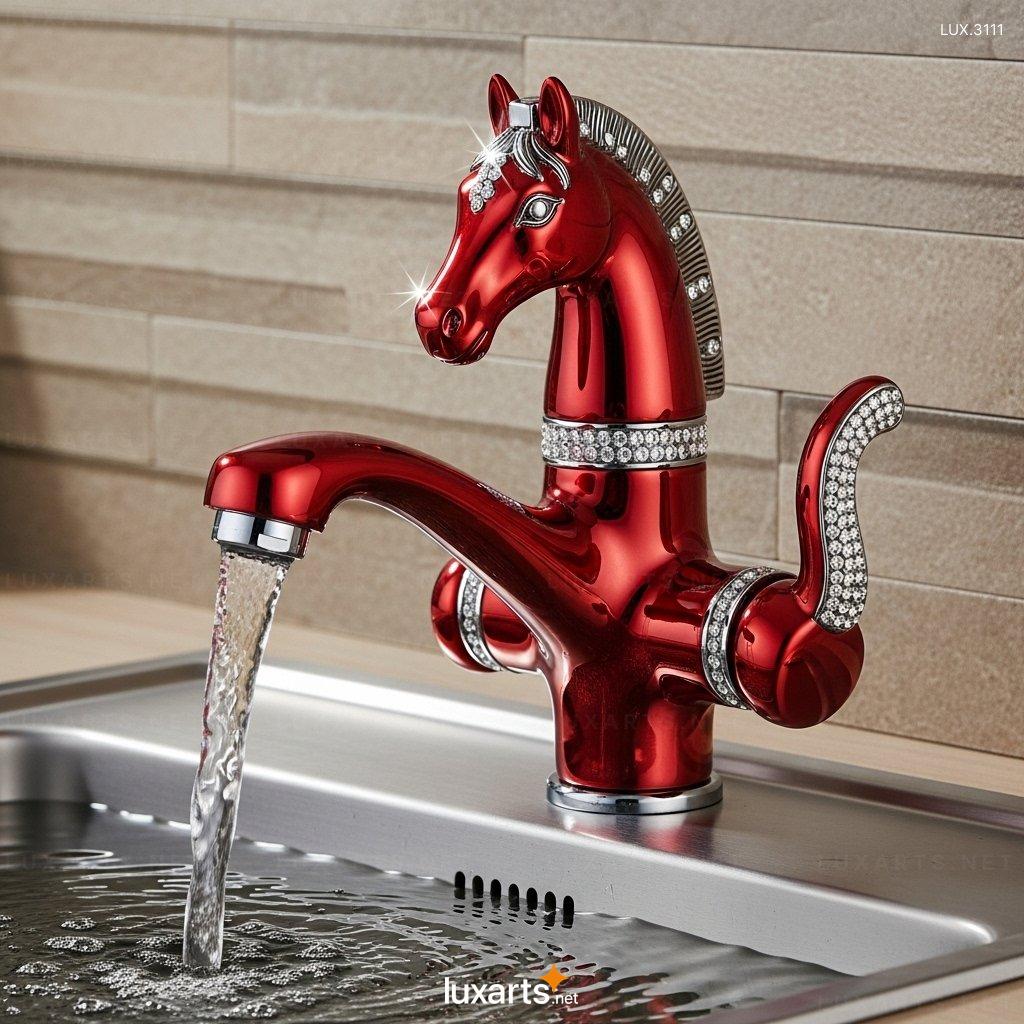 Horse Shaped Faucet – High-Quality Metal Tap with Artistic Horse Design horse faucet 8