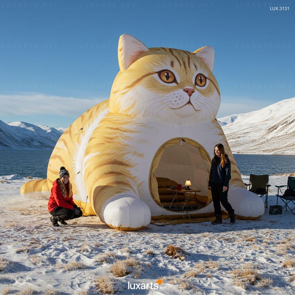 Inflatable Cat Shaped Tent – Giant Outdoor Camping Dome for Family & Kids Fun inflatable cat tent 17