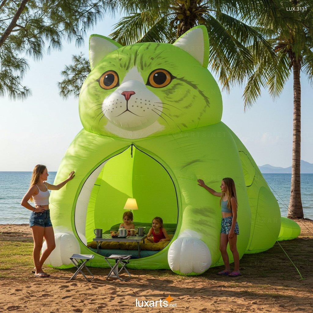 Inflatable Cat Shaped Tent – Giant Outdoor Camping Dome for Family & Kids Fun inflatable cat tent 20