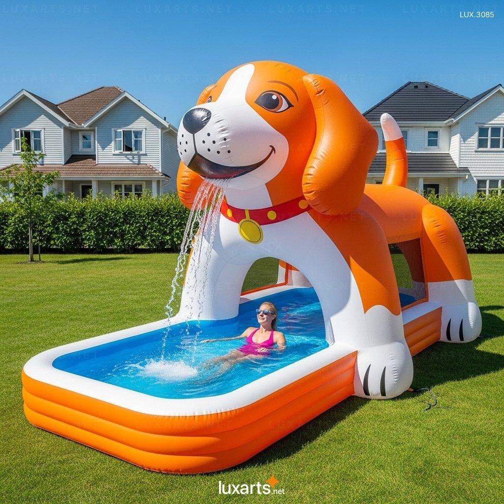 Cute Inflatable Dog Shaped Pools for Backyard Play & Relaxation inflatable dog pools 6