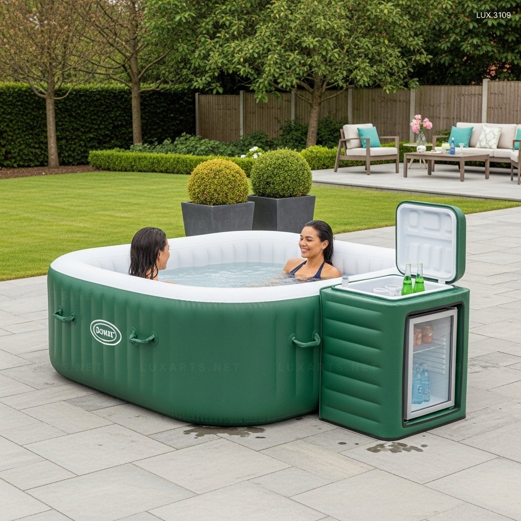 Inflatable Hot Tubs with Fridge and Coolers – Ultimate Relaxation at Home inflatable hot tubs with fridge and coolers 10