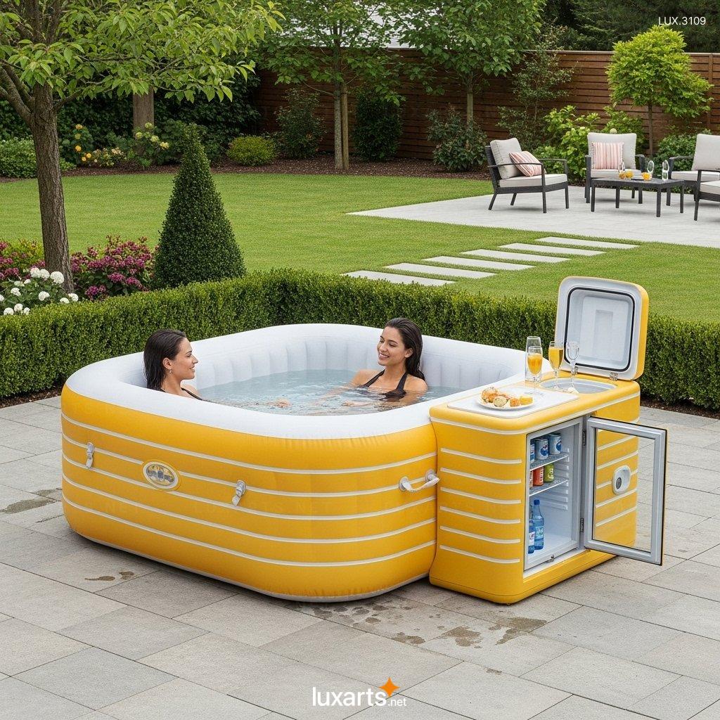 Inflatable Hot Tubs with Fridge and Coolers – Ultimate Relaxation at Home inflatable hot tubs with fridge and coolers 2