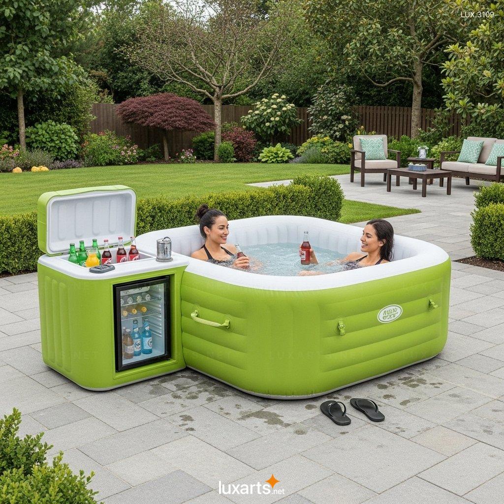 Inflatable Hot Tubs with Fridge and Coolers – Ultimate Relaxation at Home inflatable hot tubs with fridge and coolers 3