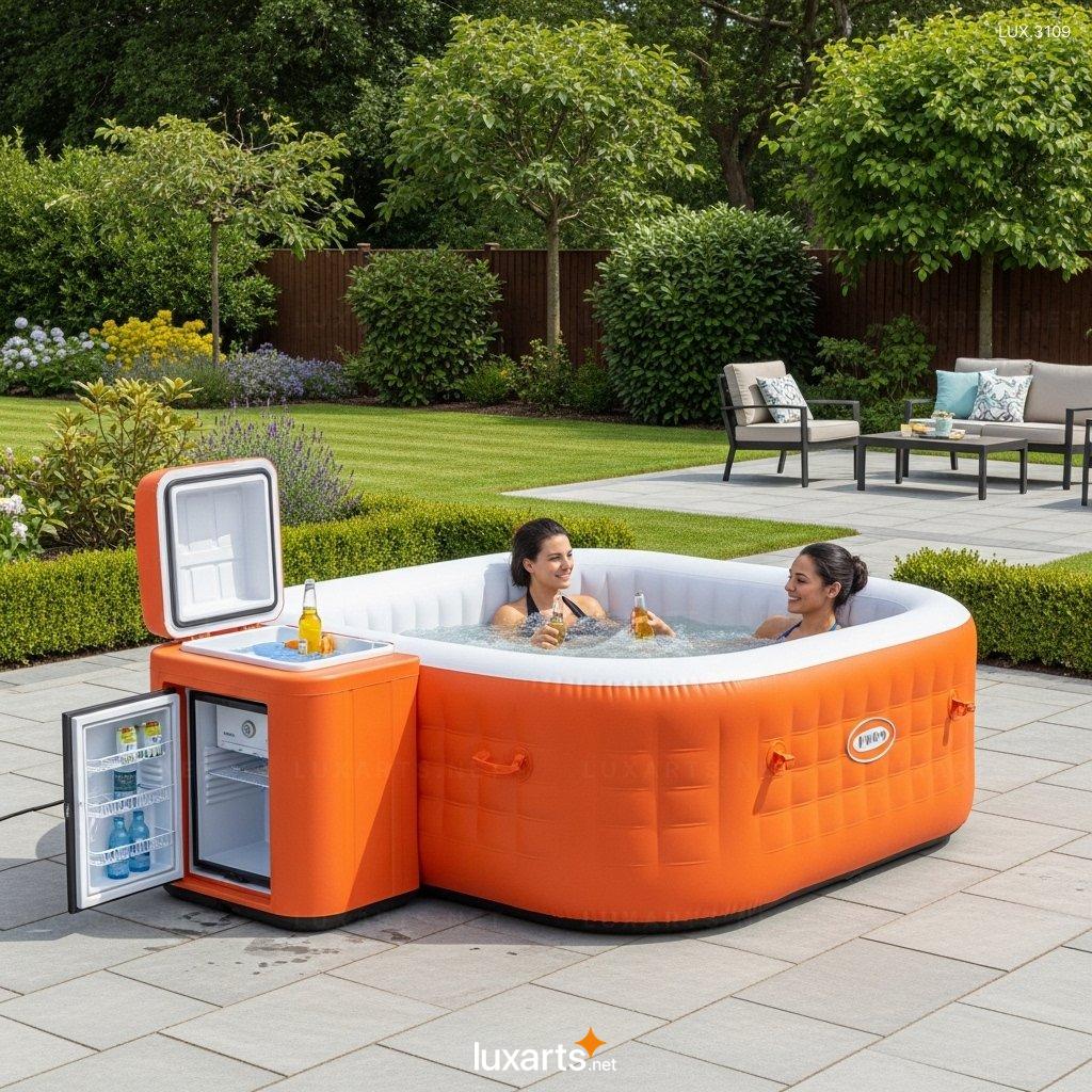 Inflatable Hot Tubs with Fridge and Coolers – Ultimate Relaxation at Home inflatable hot tubs with fridge and coolers 4