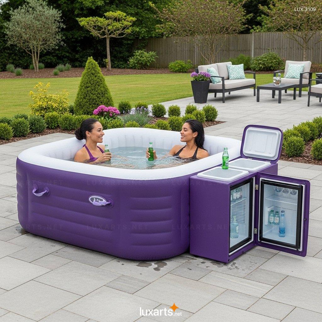 Inflatable Hot Tubs with Fridge and Coolers – Ultimate Relaxation at Home inflatable hot tubs with fridge and coolers 7