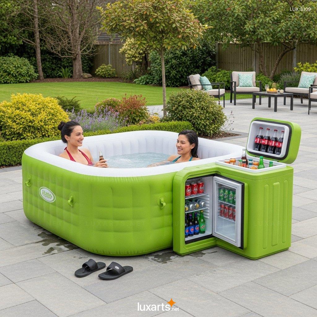 Inflatable Hot Tubs with Fridge and Coolers – Ultimate Relaxation at Home inflatable hot tubs with fridge and coolers 8
