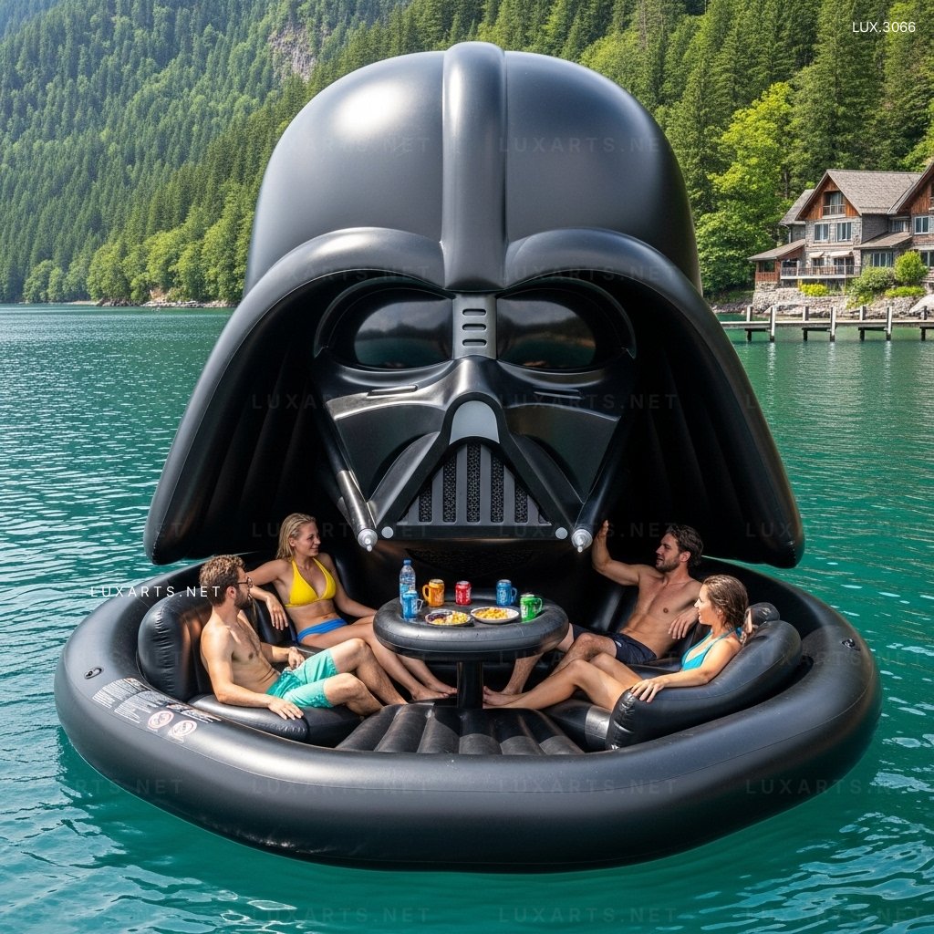 Inflatable Lake Party Floats with Star Wars Design – Trendy & Comfortable Floats inflatable star wars lake floats 14