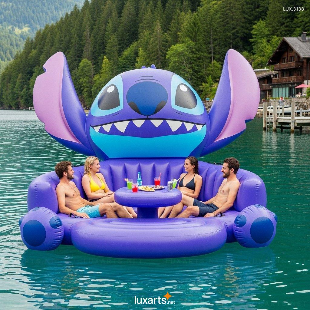 Inflatable Stitch Lake Float – Comfortable & Durable Floating Lounge for Lake Fun inflatable stitch lake float 2