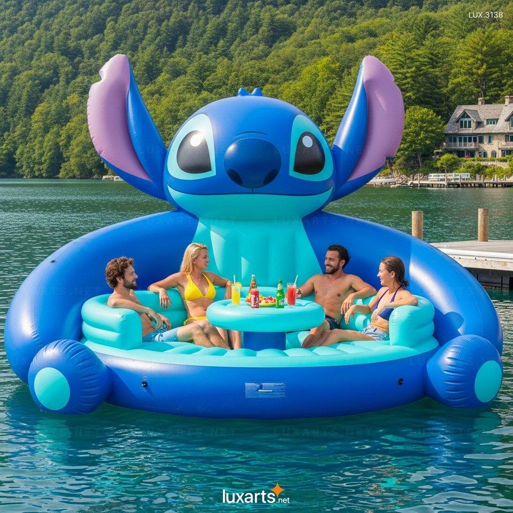 Inflatable Stitch Lake Float – Comfortable & Durable Floating Lounge for Lake Fun inflatable stitch lake float 6