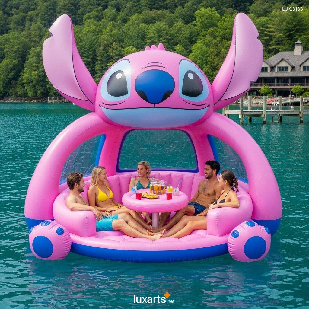 Inflatable Stitch Lake Float – Comfortable & Durable Floating Lounge for Lake Fun inflatable stitch lake float 7