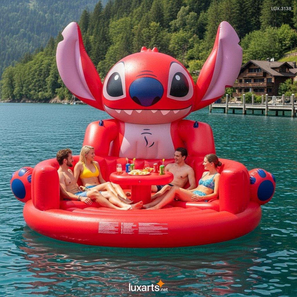 Inflatable Stitch Lake Float – Comfortable & Durable Floating Lounge for Lake Fun inflatable stitch lake float 8