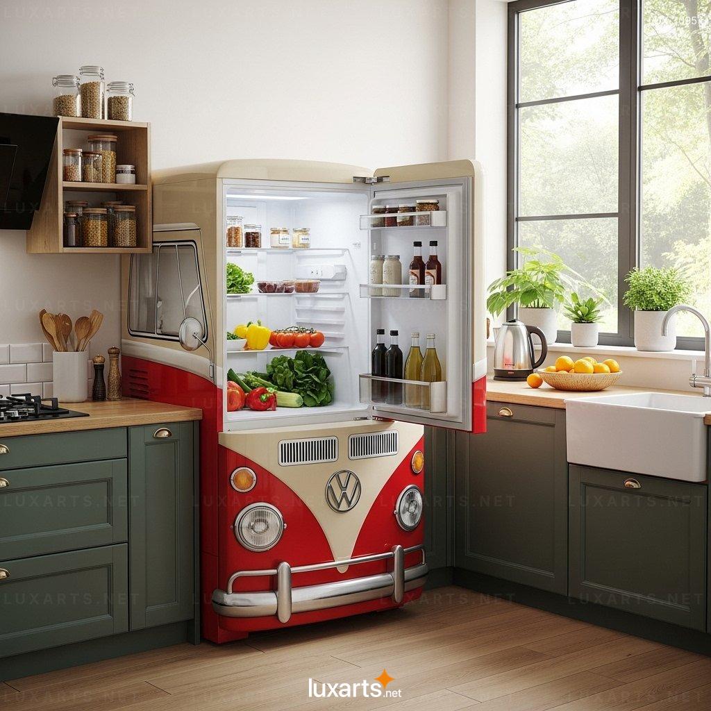 VW Bus Shaped Refrigerators – Unique Vintage Design Coolers for Modern Living vw bus refrigerators 2