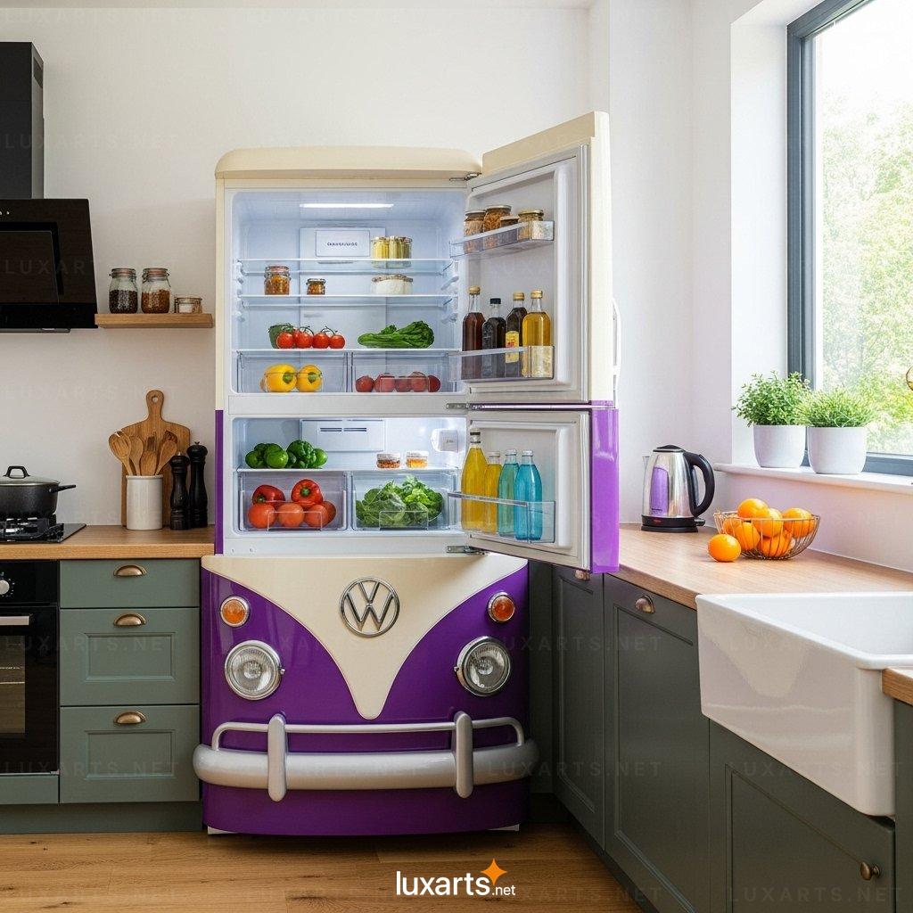 VW Bus Shaped Refrigerators – Unique Vintage Design Coolers for Modern Living vw bus refrigerators 4