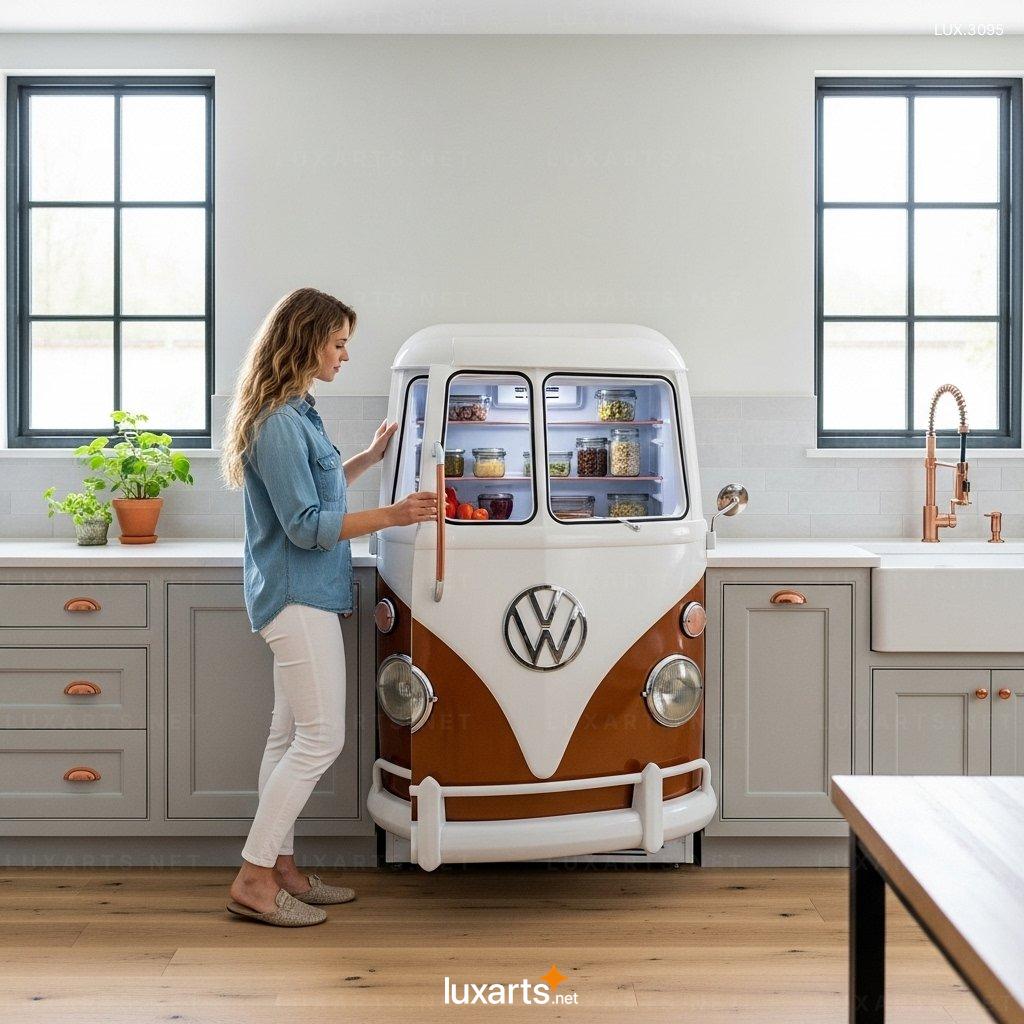 VW Bus Shaped Refrigerators – Unique Vintage Design Coolers for Modern Living vw bus refrigerators 5