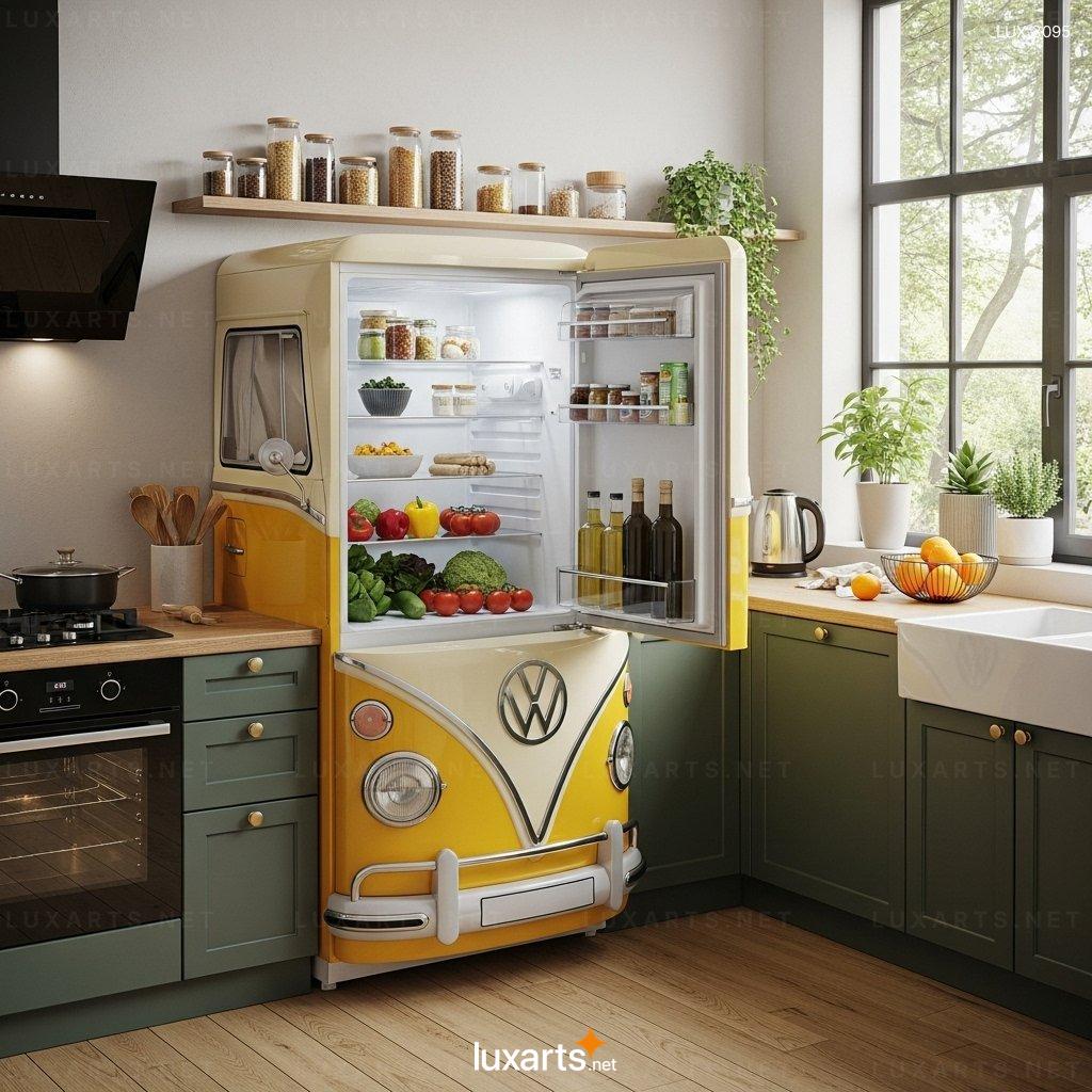VW Bus Shaped Refrigerators – Unique Vintage Design Coolers for Modern Living vw bus refrigerators 9