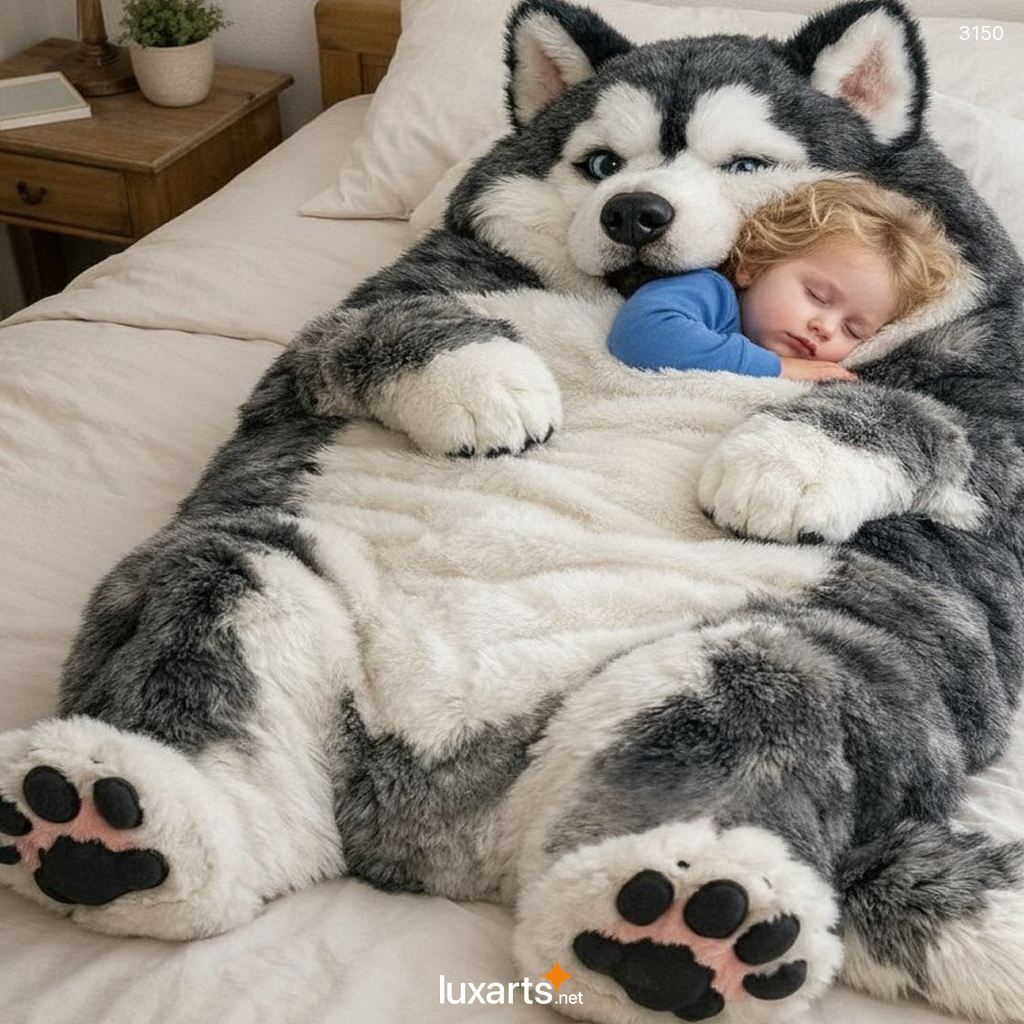 Dog Shaped Sleeping Bag – Cute & Cozy Pet-Style Sleep Solution for Kids and Adults 3150 dog sleeping bags 20260427 2