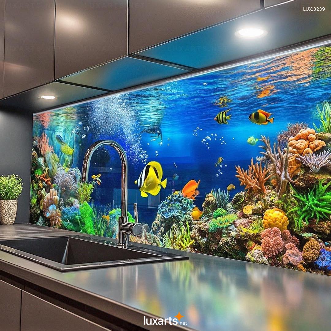 Aquarium Backsplash: Creative Ideas and Design Inspiration for Unique Interiors aquarium backsplash 1