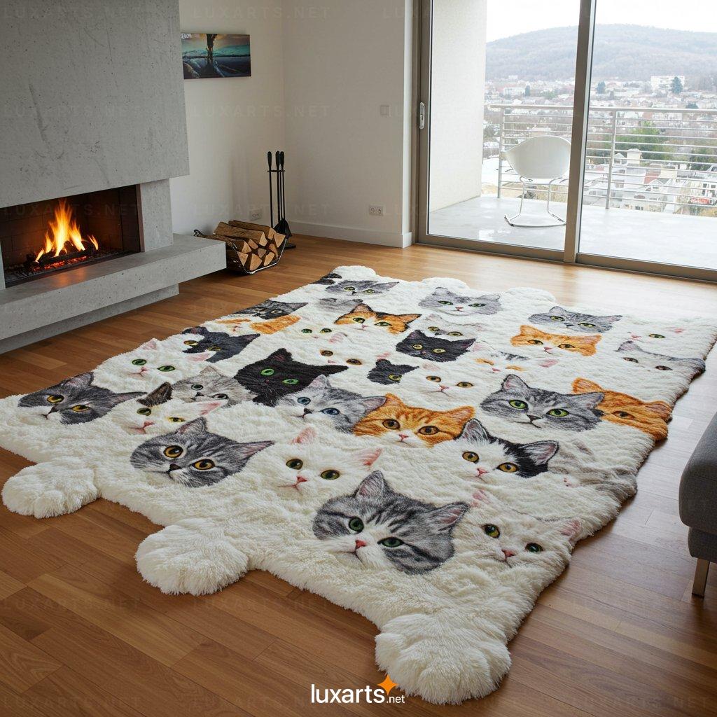 Furry Cat Rug – Soft & Stylish Animal Rug for Home Decor 6 Furry Cat Rug – Soft & Stylish Animal Rug for Home Decor cat rug 1
