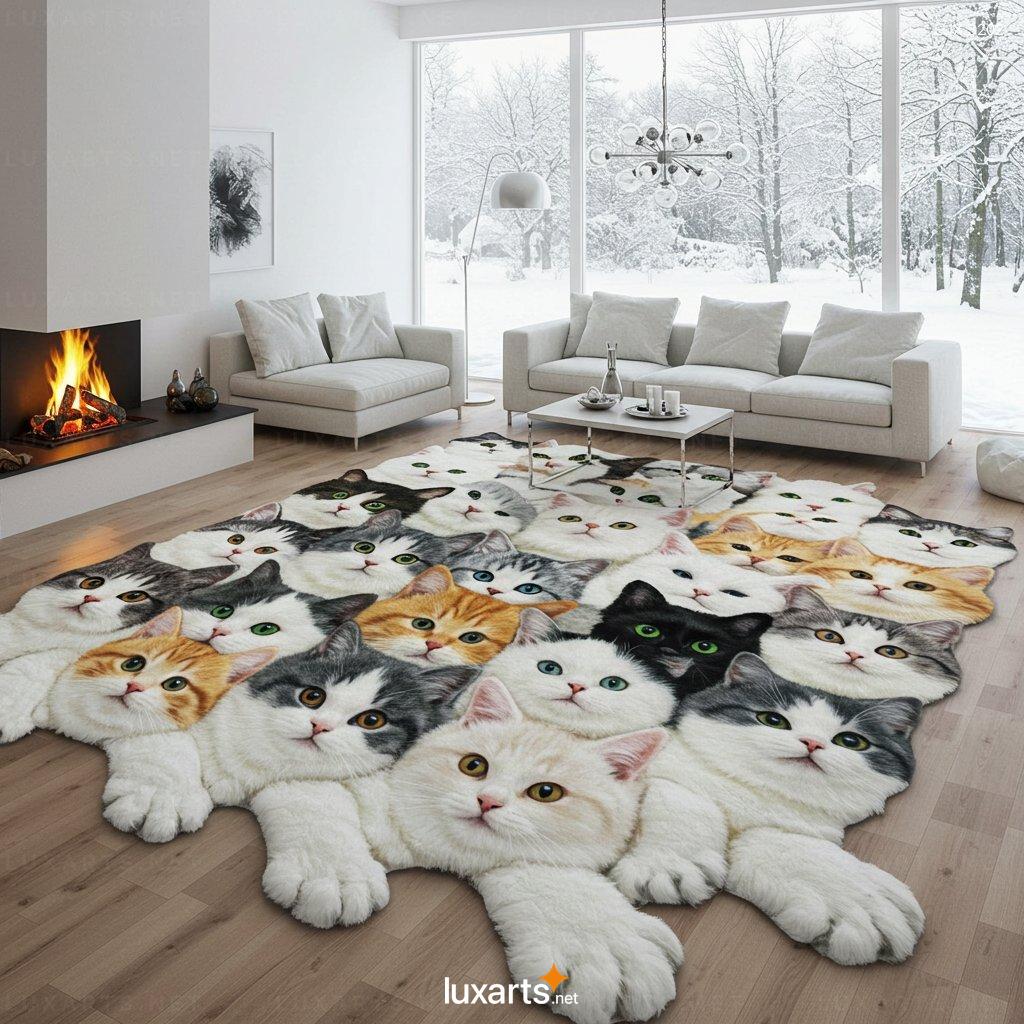 Furry Cat Rug – Soft & Stylish Animal Rug for Home Decor 5 Furry Cat Rug – Soft & Stylish Animal Rug for Home Decor cat rug 3