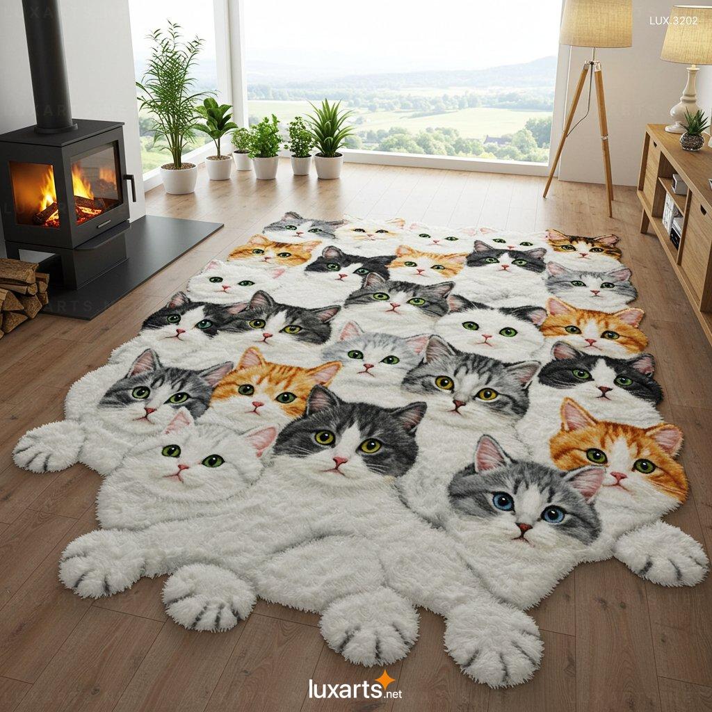 Furry Cat Rug – Soft & Stylish Animal Rug for Home Decor 4 Furry Cat Rug – Soft & Stylish Animal Rug for Home Decor cat rug 4
